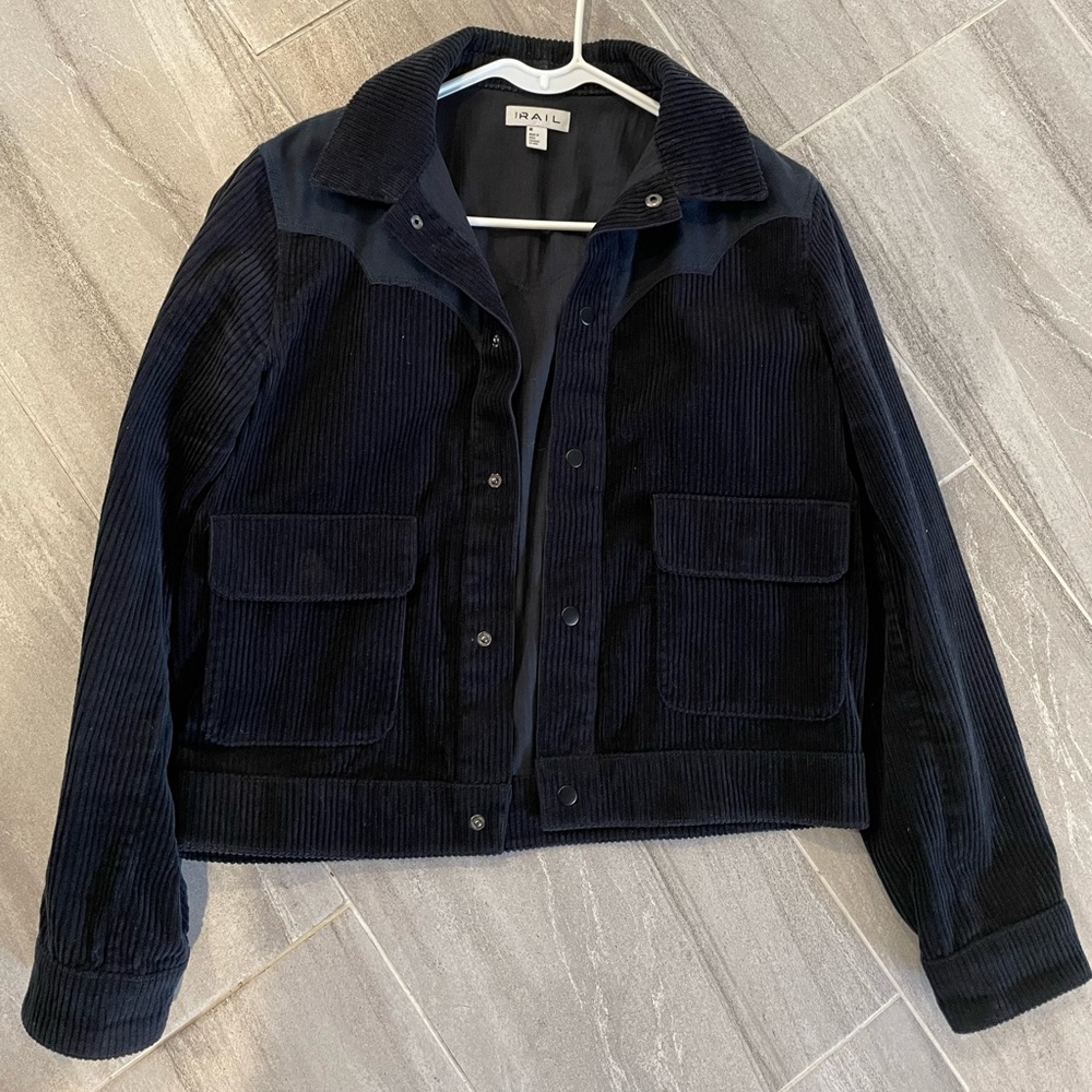 Men’s corduroy black jacket